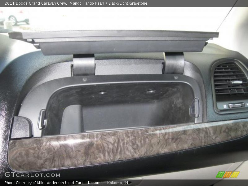 Mango Tango Pearl / Black/Light Graystone 2011 Dodge Grand Caravan Crew