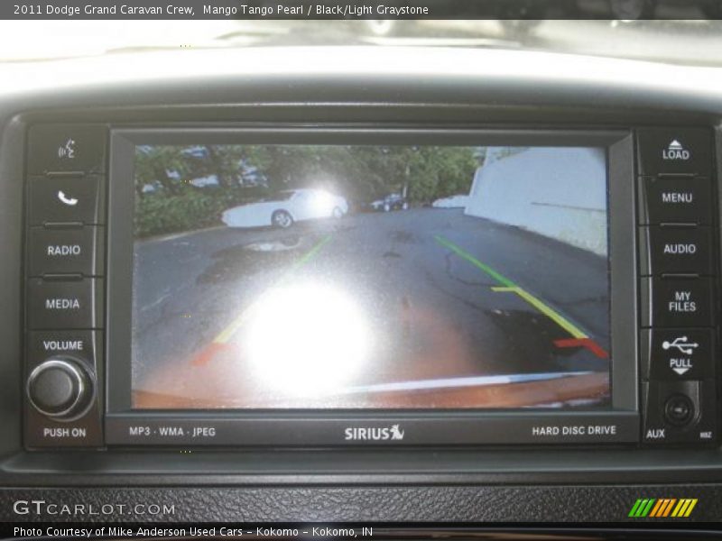 Mango Tango Pearl / Black/Light Graystone 2011 Dodge Grand Caravan Crew