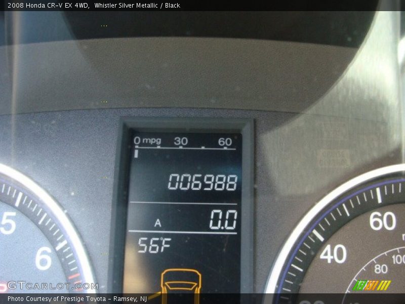 Whistler Silver Metallic / Black 2008 Honda CR-V EX 4WD