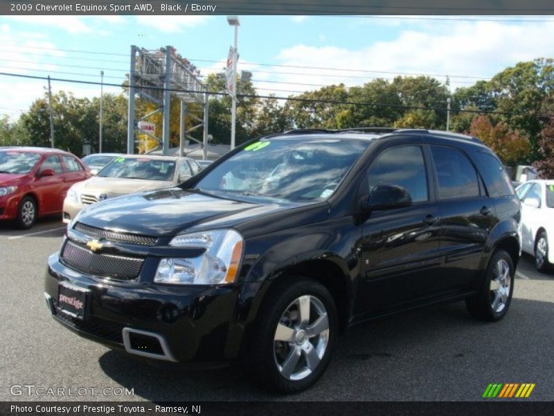 Black / Ebony 2009 Chevrolet Equinox Sport AWD