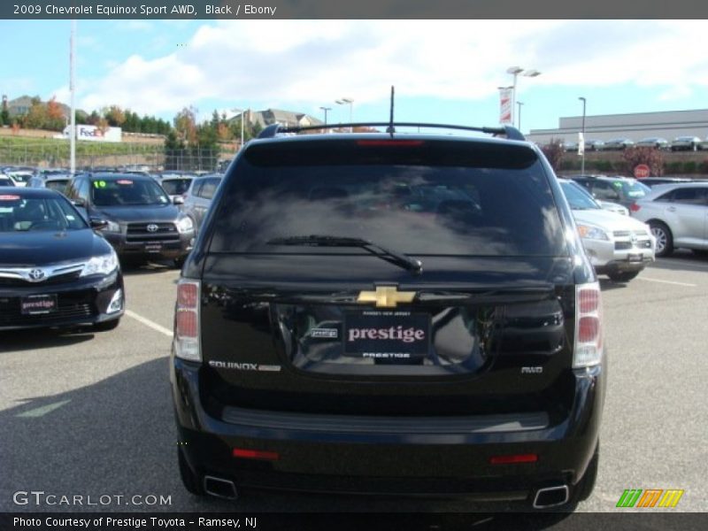 Black / Ebony 2009 Chevrolet Equinox Sport AWD