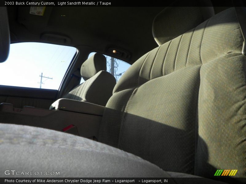 Light Sandrift Metallic / Taupe 2003 Buick Century Custom