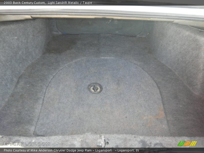 Light Sandrift Metallic / Taupe 2003 Buick Century Custom