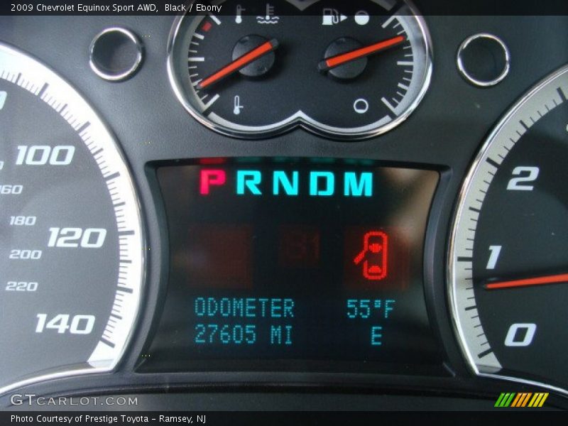 Black / Ebony 2009 Chevrolet Equinox Sport AWD