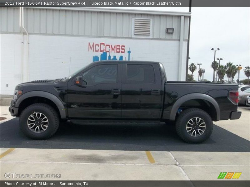 Tuxedo Black Metallic / Raptor Black Leather/Cloth 2013 Ford F150 SVT Raptor SuperCrew 4x4