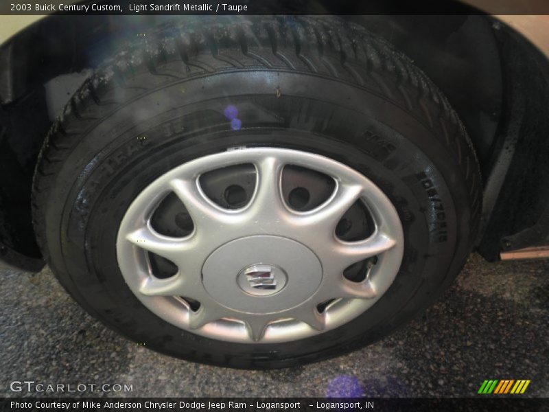 Light Sandrift Metallic / Taupe 2003 Buick Century Custom