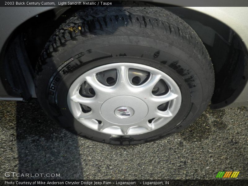 Light Sandrift Metallic / Taupe 2003 Buick Century Custom