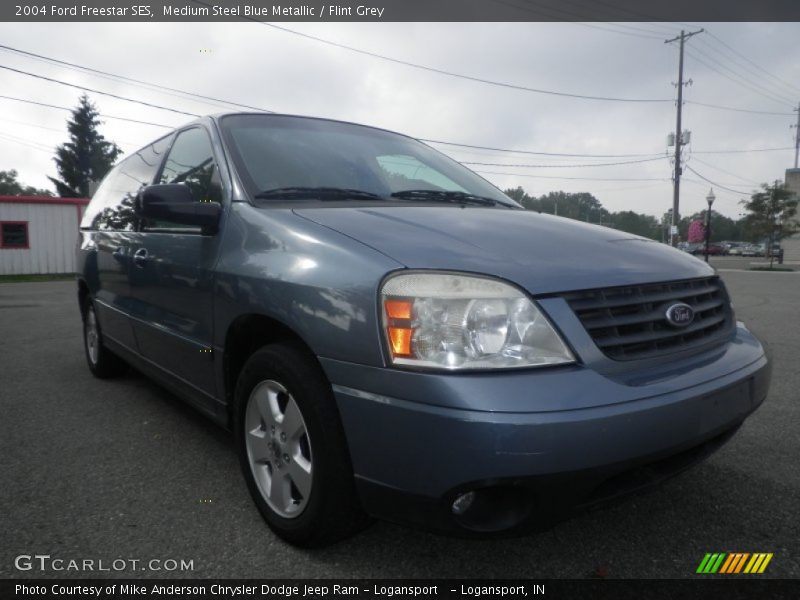 Medium Steel Blue Metallic / Flint Grey 2004 Ford Freestar SES
