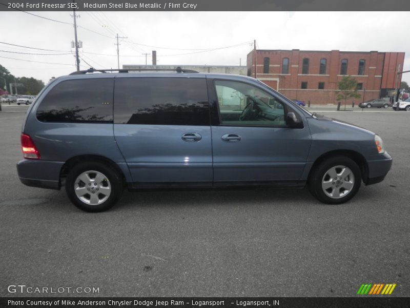 Medium Steel Blue Metallic / Flint Grey 2004 Ford Freestar SES