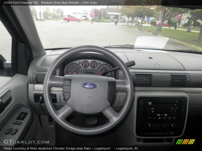Medium Steel Blue Metallic / Flint Grey 2004 Ford Freestar SES