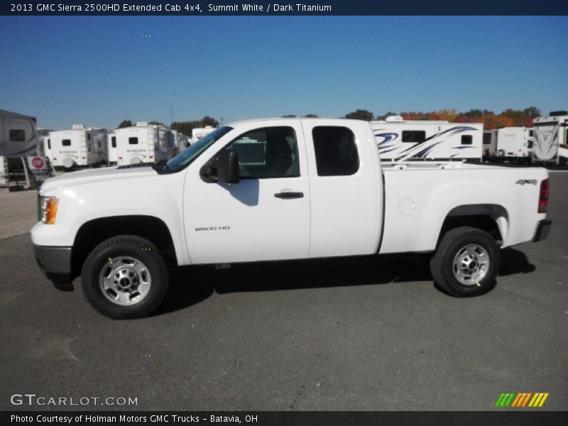  2013 Sierra 2500HD Extended Cab 4x4 Summit White