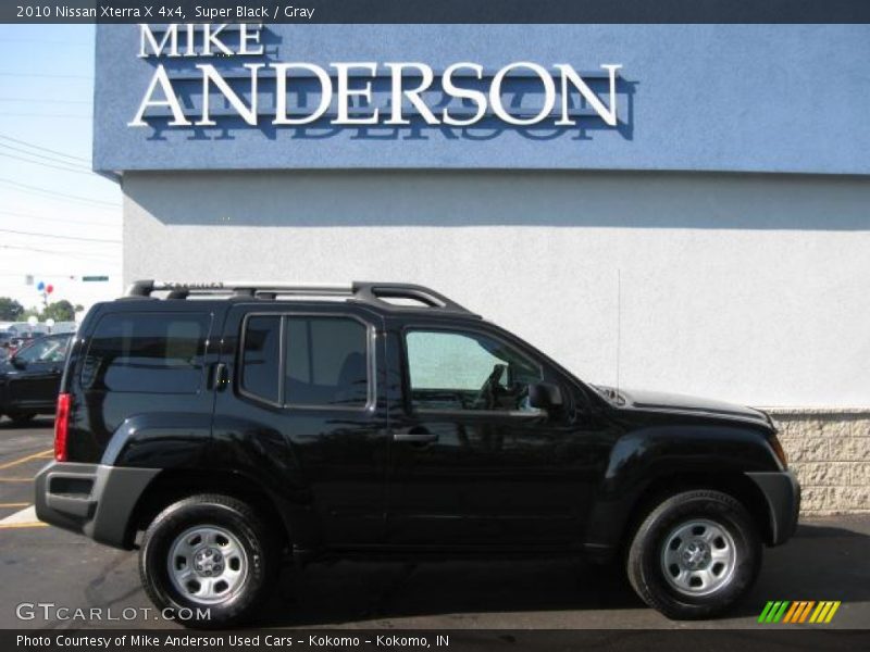 Super Black / Gray 2010 Nissan Xterra X 4x4