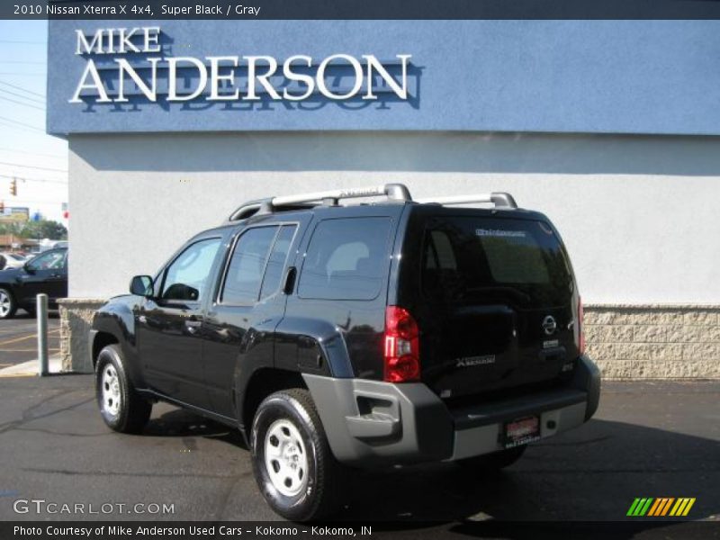Super Black / Gray 2010 Nissan Xterra X 4x4