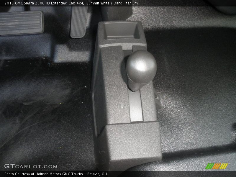 Summit White / Dark Titanium 2013 GMC Sierra 2500HD Extended Cab 4x4