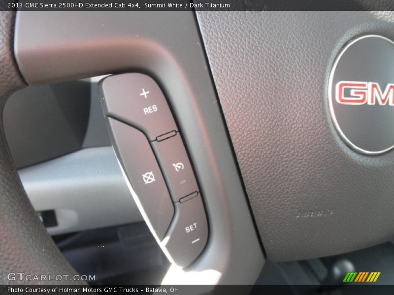 Summit White / Dark Titanium 2013 GMC Sierra 2500HD Extended Cab 4x4