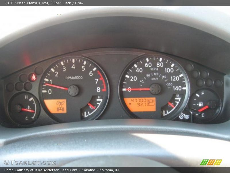 Super Black / Gray 2010 Nissan Xterra X 4x4