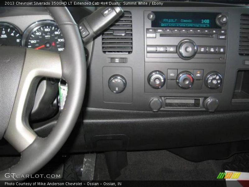 Controls of 2013 Silverado 3500HD LT Extended Cab 4x4 Dually
