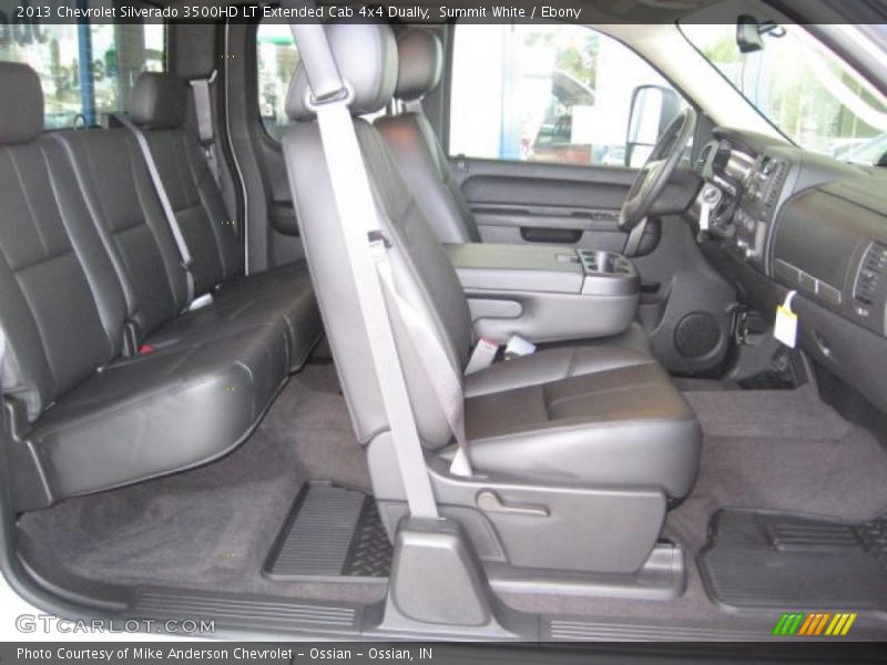  2013 Silverado 3500HD LT Extended Cab 4x4 Dually Ebony Interior