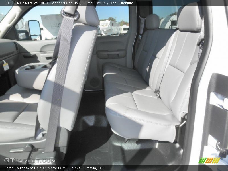 Rear Seat of 2013 Sierra 2500HD Extended Cab 4x4