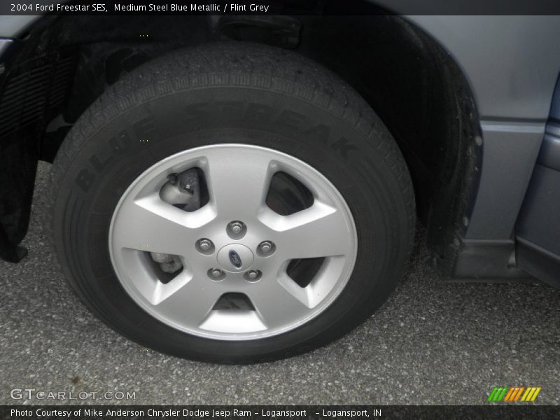 Medium Steel Blue Metallic / Flint Grey 2004 Ford Freestar SES