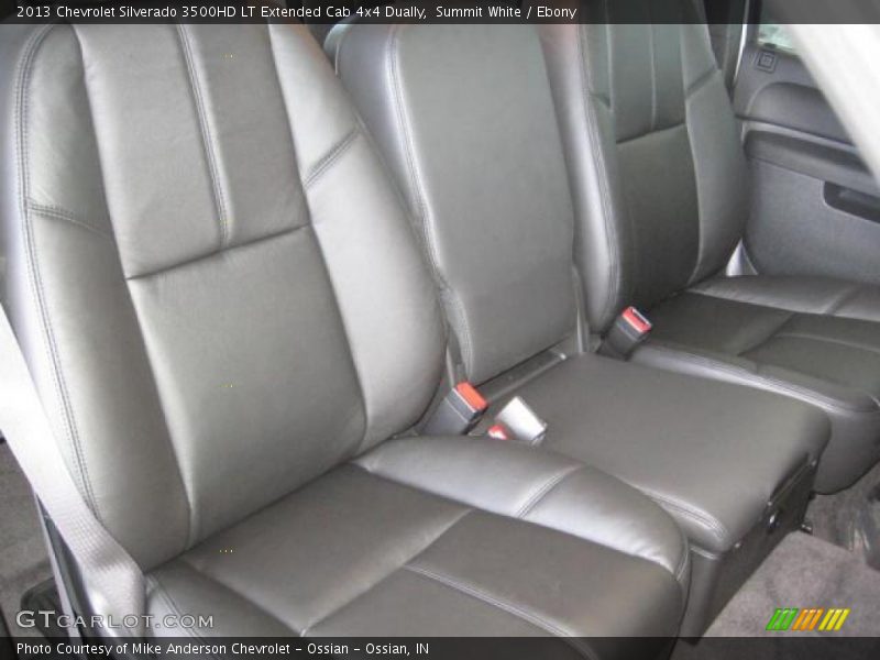 Summit White / Ebony 2013 Chevrolet Silverado 3500HD LT Extended Cab 4x4 Dually