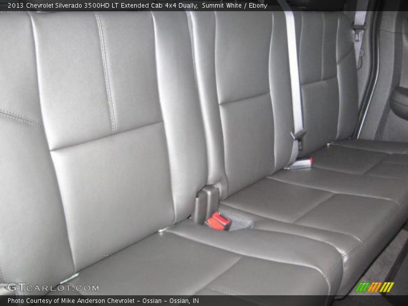 Summit White / Ebony 2013 Chevrolet Silverado 3500HD LT Extended Cab 4x4 Dually