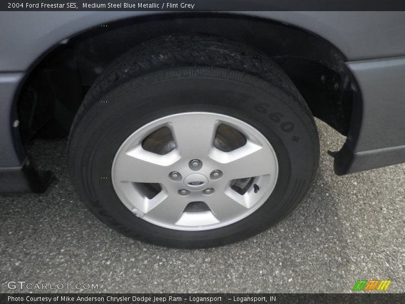 Medium Steel Blue Metallic / Flint Grey 2004 Ford Freestar SES