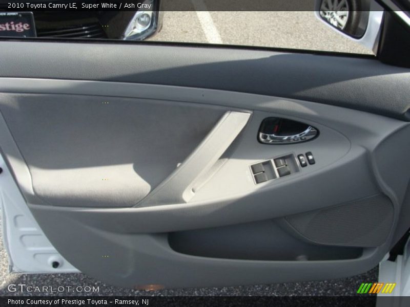 Super White / Ash Gray 2010 Toyota Camry LE