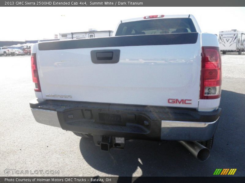 Summit White / Dark Titanium 2013 GMC Sierra 2500HD Extended Cab 4x4