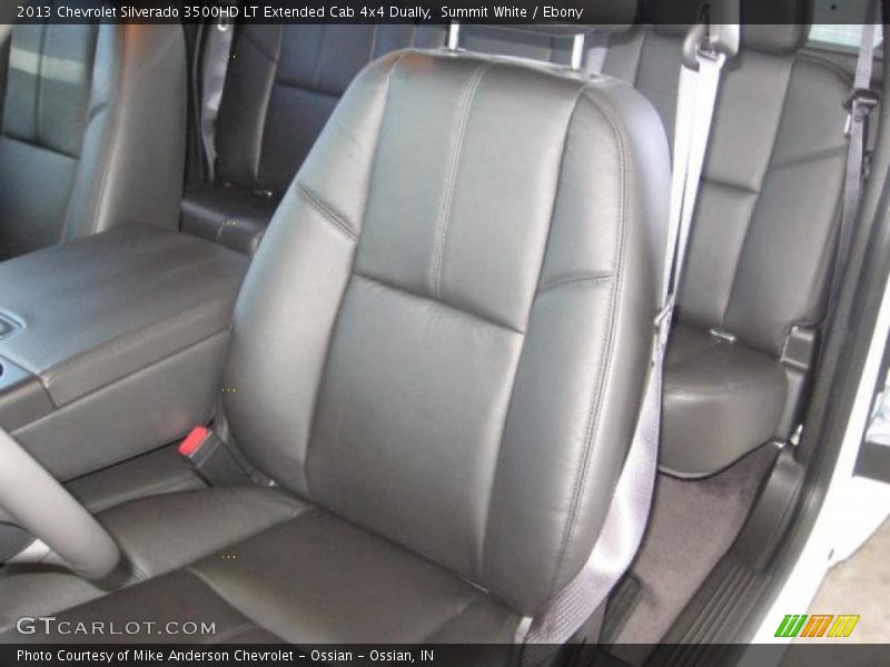Summit White / Ebony 2013 Chevrolet Silverado 3500HD LT Extended Cab 4x4 Dually
