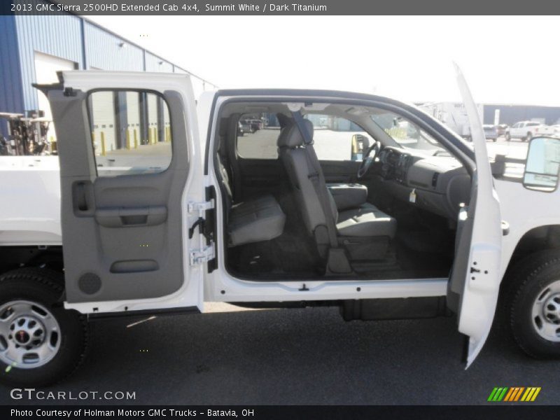 Summit White / Dark Titanium 2013 GMC Sierra 2500HD Extended Cab 4x4