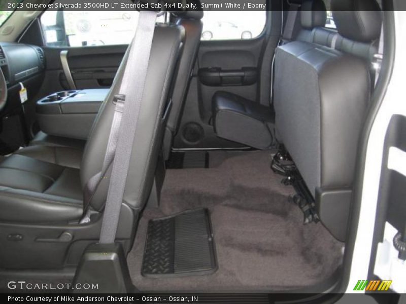 Rear Seat of 2013 Silverado 3500HD LT Extended Cab 4x4 Dually