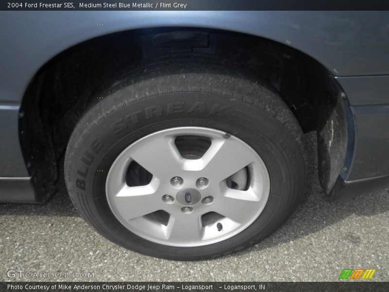 Medium Steel Blue Metallic / Flint Grey 2004 Ford Freestar SES