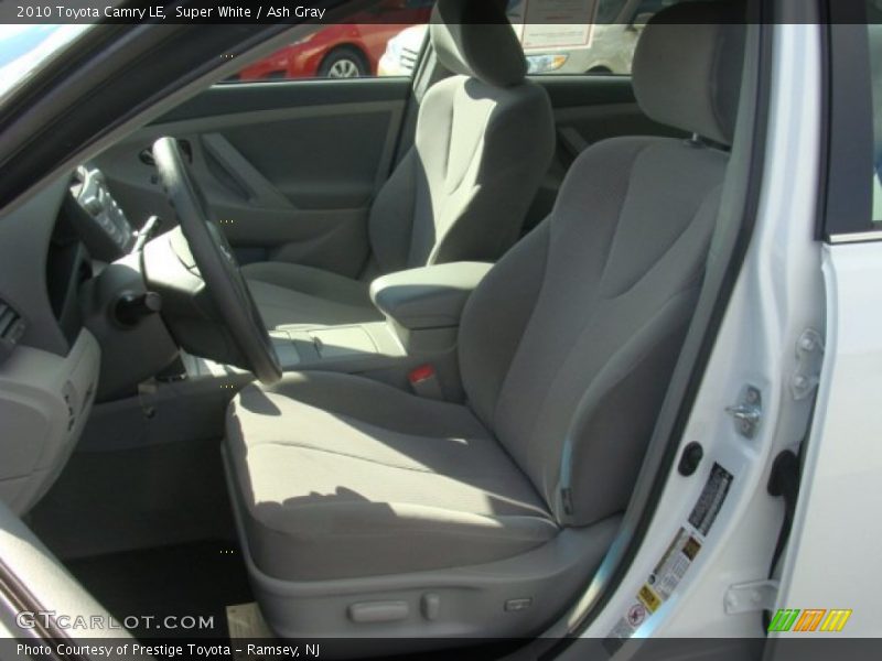 Super White / Ash Gray 2010 Toyota Camry LE