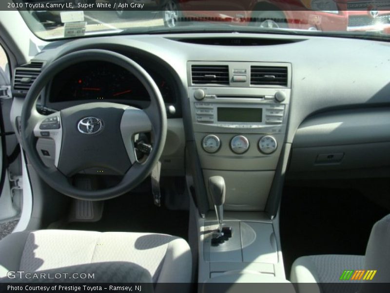 Super White / Ash Gray 2010 Toyota Camry LE