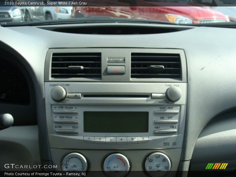 Super White / Ash Gray 2010 Toyota Camry LE