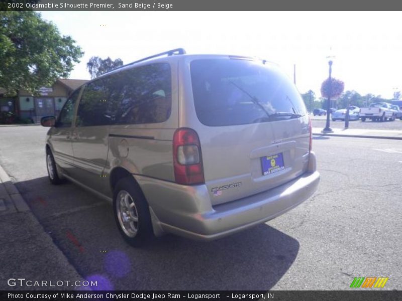 Sand Beige / Beige 2002 Oldsmobile Silhouette Premier