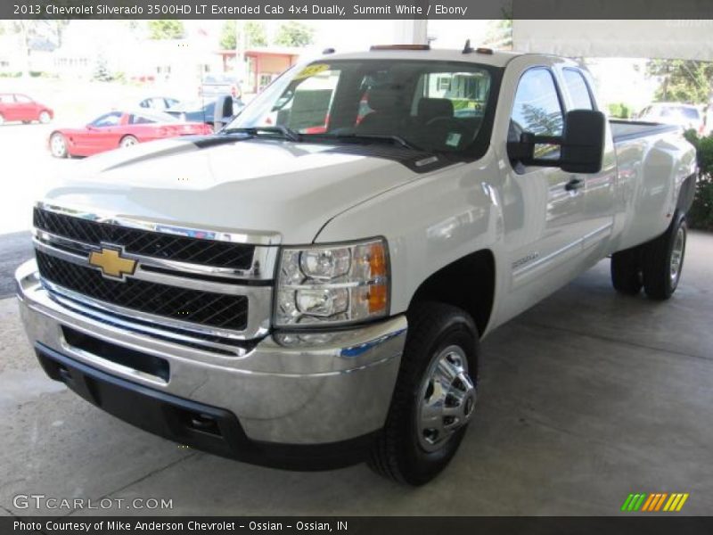 Front 3/4 View of 2013 Silverado 3500HD LT Extended Cab 4x4 Dually