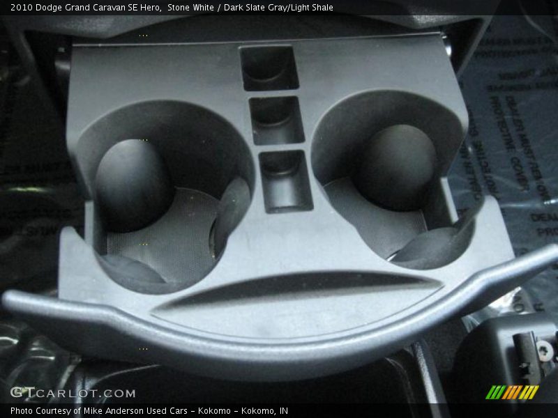 Stone White / Dark Slate Gray/Light Shale 2010 Dodge Grand Caravan SE Hero