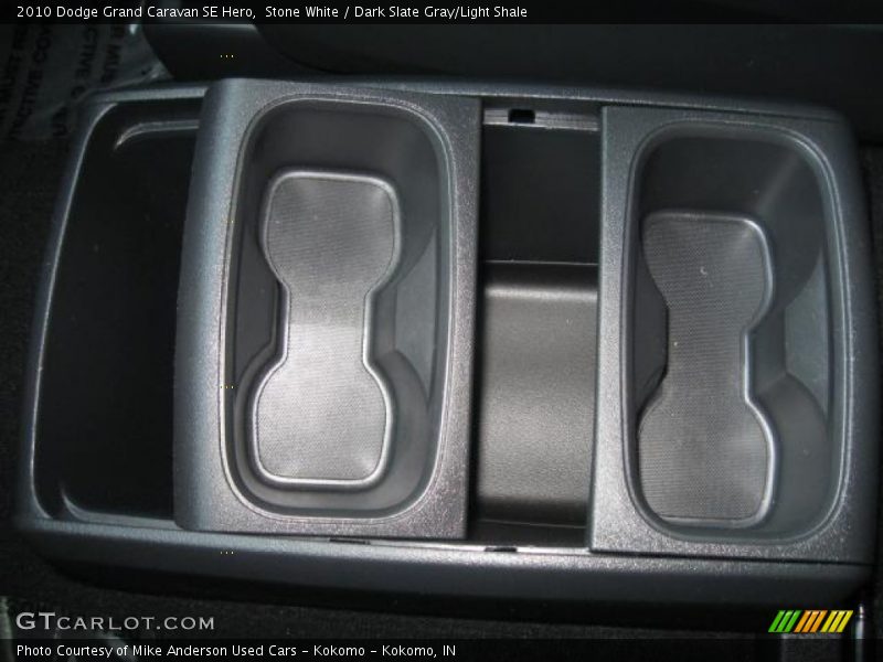 Stone White / Dark Slate Gray/Light Shale 2010 Dodge Grand Caravan SE Hero