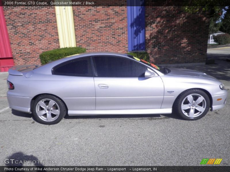 Quicksilver Metallic / Black 2006 Pontiac GTO Coupe