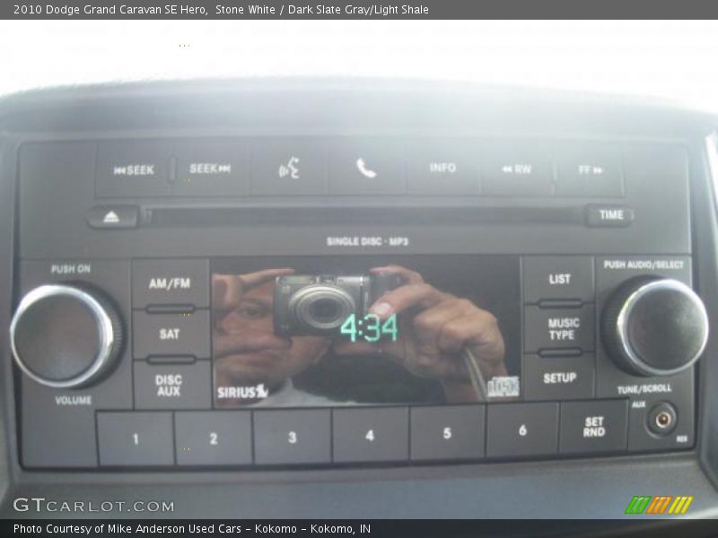 Stone White / Dark Slate Gray/Light Shale 2010 Dodge Grand Caravan SE Hero