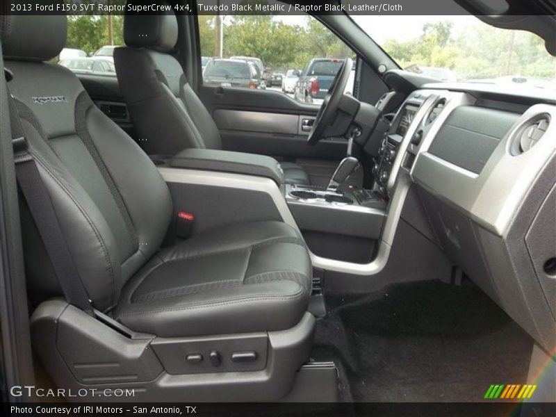  2013 F150 SVT Raptor SuperCrew 4x4 Raptor Black Leather/Cloth Interior