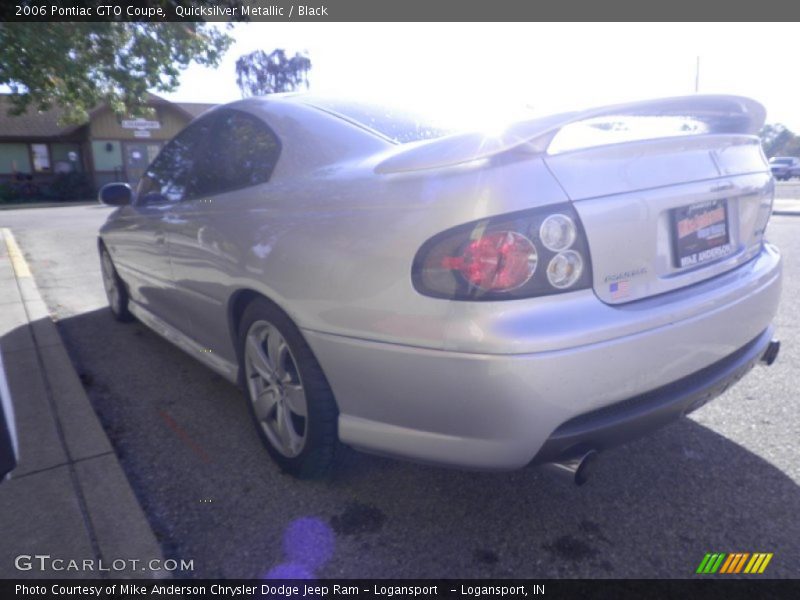 Quicksilver Metallic / Black 2006 Pontiac GTO Coupe