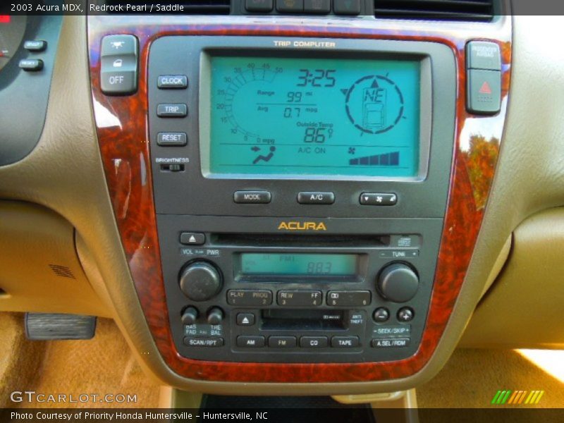 Redrock Pearl / Saddle 2003 Acura MDX