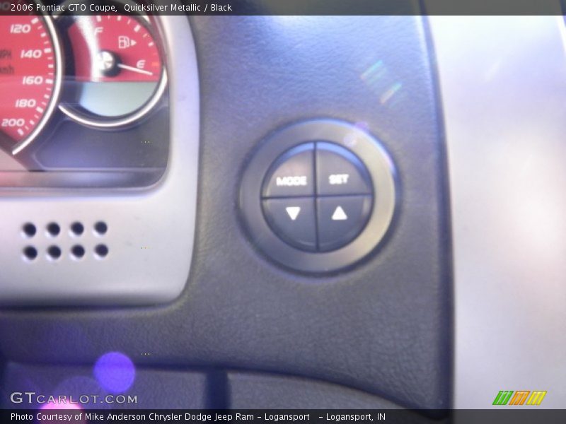 Quicksilver Metallic / Black 2006 Pontiac GTO Coupe