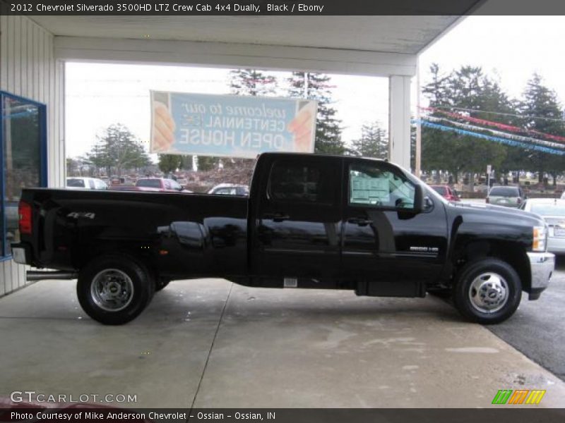 Black / Ebony 2012 Chevrolet Silverado 3500HD LTZ Crew Cab 4x4 Dually