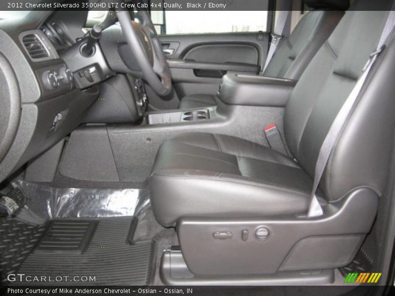 Black / Ebony 2012 Chevrolet Silverado 3500HD LTZ Crew Cab 4x4 Dually