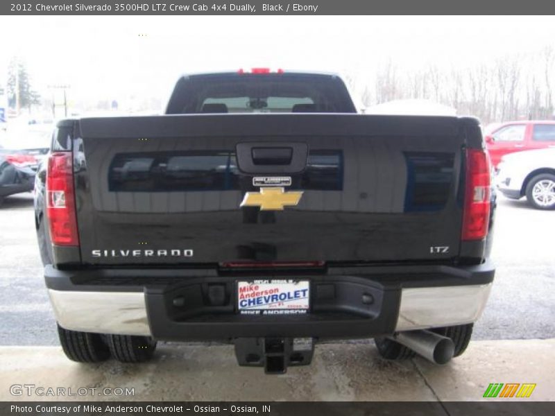 Black / Ebony 2012 Chevrolet Silverado 3500HD LTZ Crew Cab 4x4 Dually