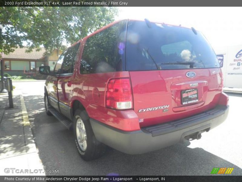 Laser Red Tinted Metallic / Flint Grey 2003 Ford Expedition XLT 4x4
